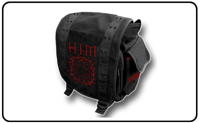 HIM - Black Messenger Bag