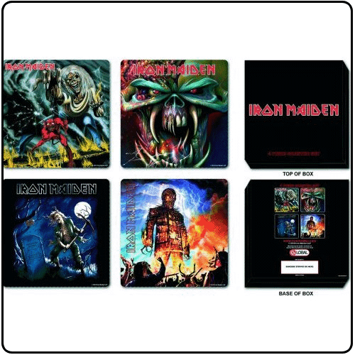 Iron Maiden - Mixed Designs (4 Piece Coaster Set)