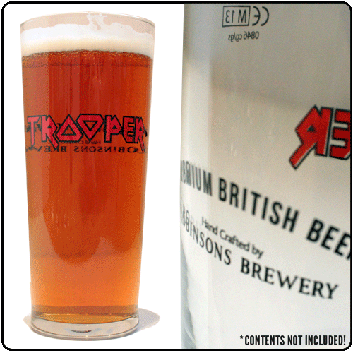 Iron Maiden - Trooper Single Pint Glass