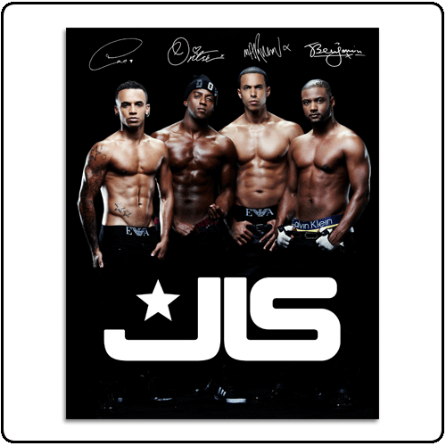 JLS - Autographed Photo - Bodies
