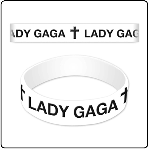 Lady Gaga - Cross Rubber Bracelet