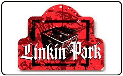 Linkin Park - Red Spray Glass