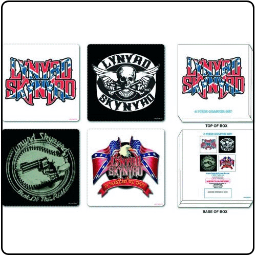 Lynyrd Skynyrd - Mixed Designs (4 Piece Coaster Set)