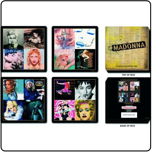 Madonna - Mixed Designs (4 Piece Coaster Set)