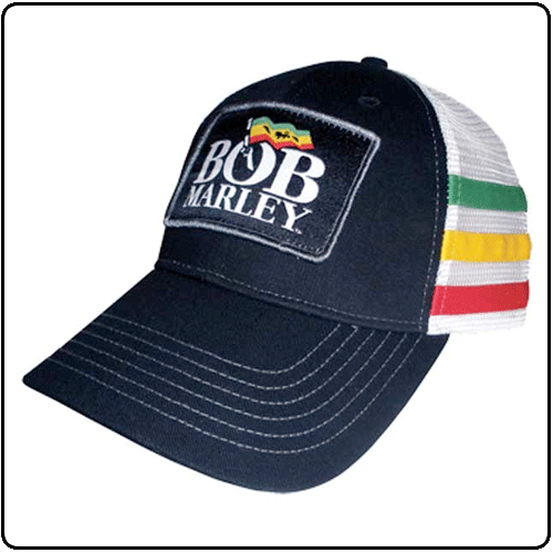 Bob Marley - Logo Stripes Trucker Cap