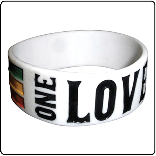 Bob Marley - One Love Silicone Wristband