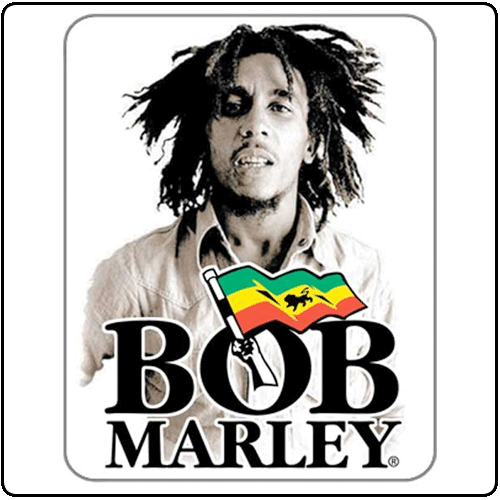 Bob Marley - Sepia Logo Sticker