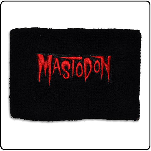 Mastodon - Creepy Logo Emboridered Wristband