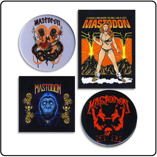 Mastodon - 4pc Magnet Set