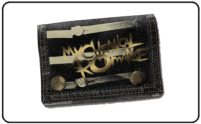 My Chemical Romance - Black Wallet With Golden Logo