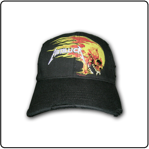 Metallica - Flaming Skull Cap