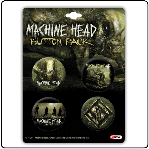 Machine Head - Badges (4 pack)