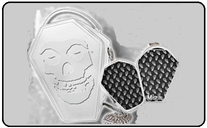 Misfits - White Emb Coffin Case
