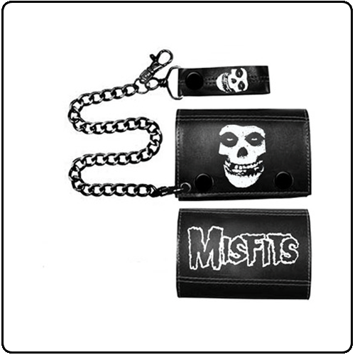 Misfits - Logo And Skull (Chain Wallet)