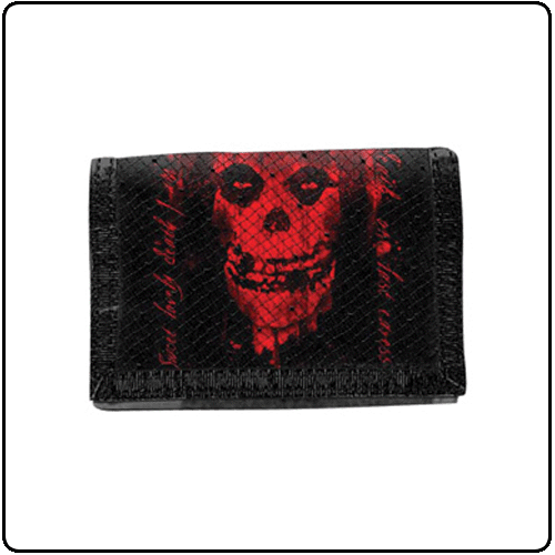 Misfits - Velcro Wallet With Fishnet Design