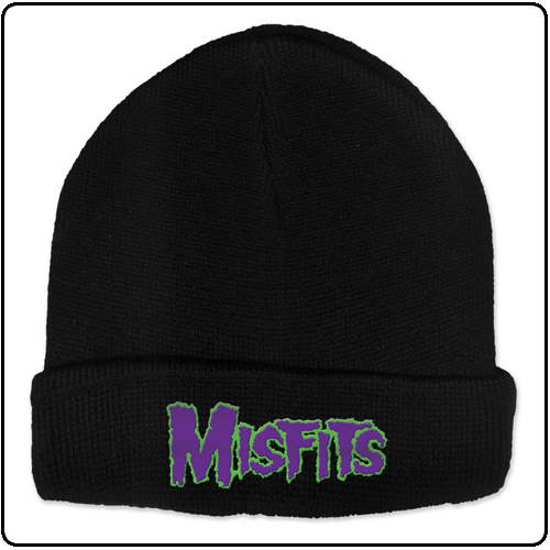 Misfits - Purple Logo Beanie
