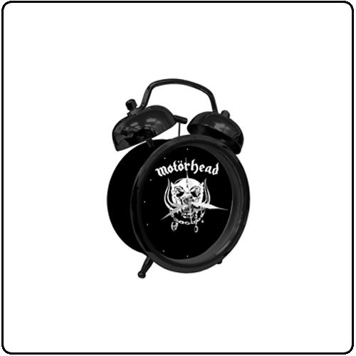 Motorhead - Black With Logo Alarm Clock