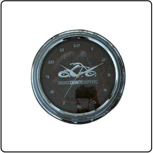Orange County Choppers - Snake Skin Metal Clock
