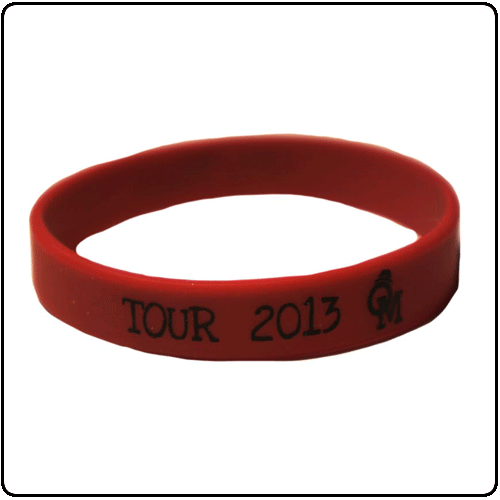 Olly Murs - Maroon Wristband 2013
