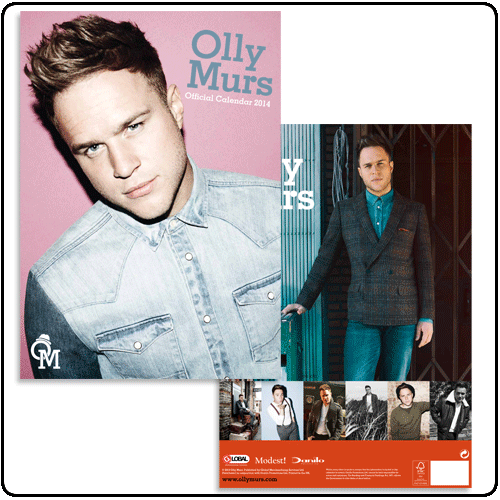 Olly Murs - Offical 2014 Calender A3