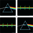 Pink Floyd : Mixed Designs (4 Piece Coaster Set)
