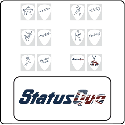 Status Quo - Pick Tin - Includes 6 Guitar Picks