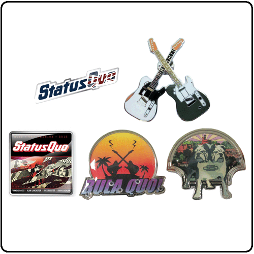 Status Quo - Enamel Pin Bundle Set