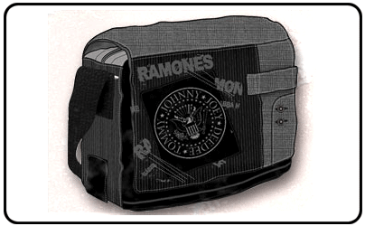 Ramones - Multi-Fabric Messenger Bag