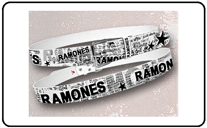 Ramones - White With Full News Print Collage