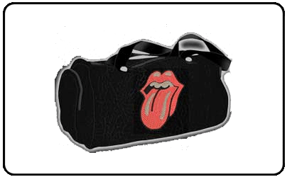 Rolling Stones - PVC Handbag With Rhinestone