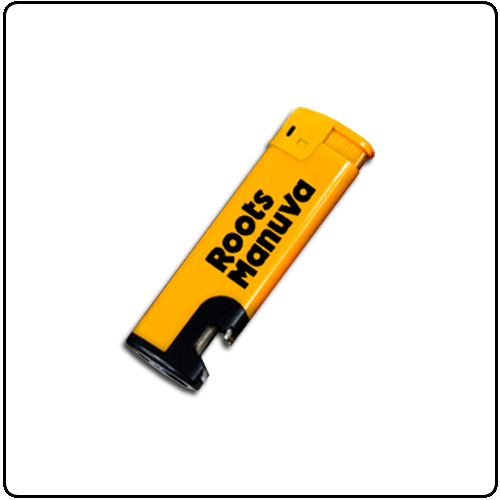Roots Manuva - Yellow Bottle Opener Lighter