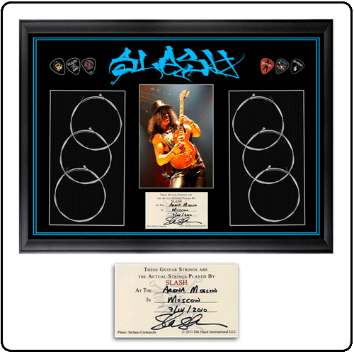 Slash - Limited Edition Signed Plaque (Moscow)