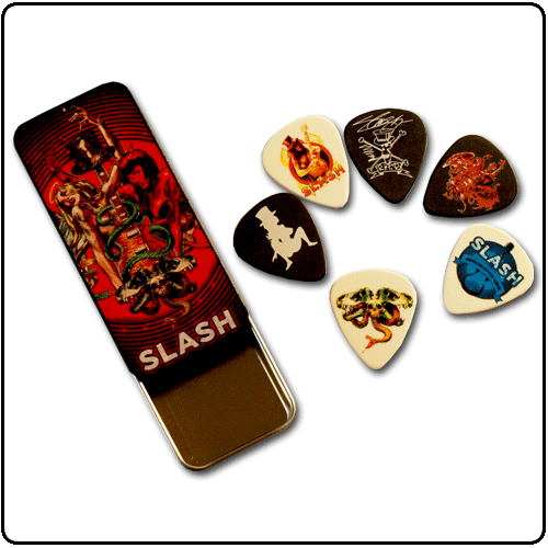 Slash - Pick tin & 6 pics