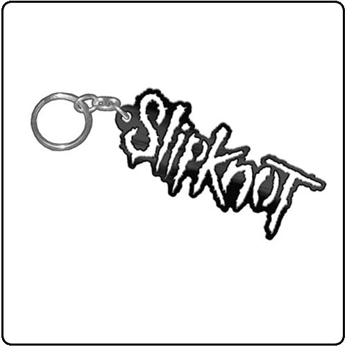 Slipknot - Black Aluminum Logo Keychain