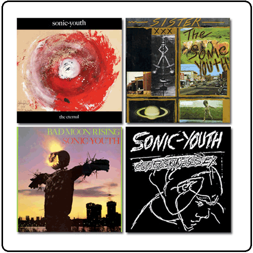 Sonic Youth - Album Sticker Set