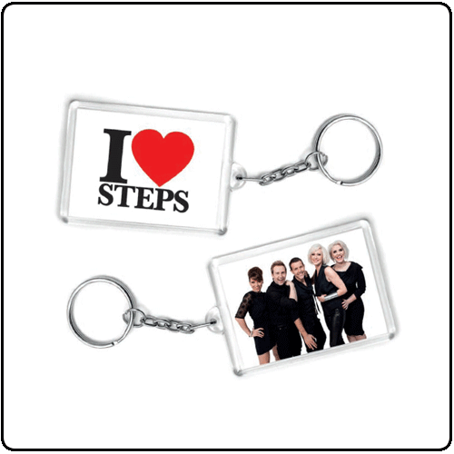 Steps - Heart Keyring
