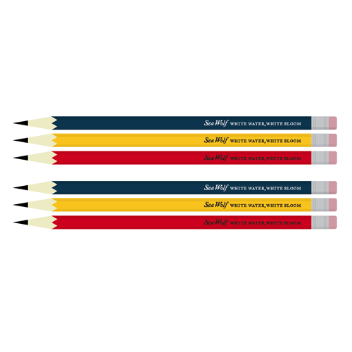 Sea Wolf - 3 pack of pencils(assorted colors)