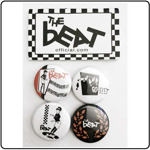 The Beat - Set of 4 Pin Badges