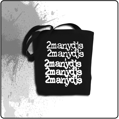 2manydjs - 2manyDJs Tote (Black)