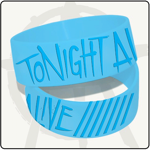 Tonight Alive - Blue Logo - Wristband
