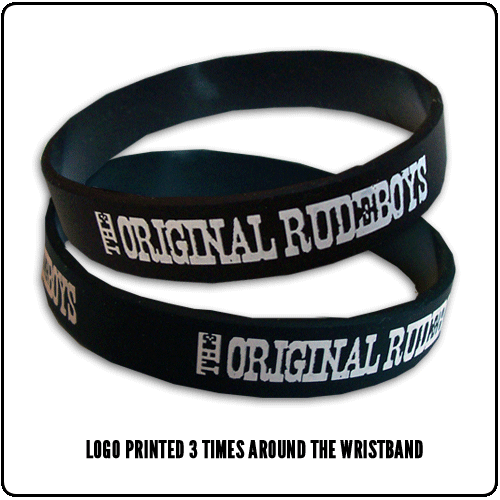 The Original Rudeboys - Logo Black Wristband