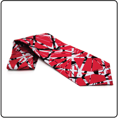 Van Halen - Edward Van Halen - Red Stripes Tie
