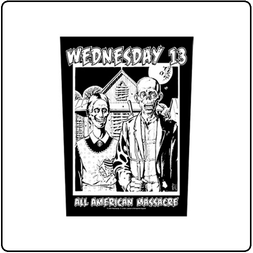 Wednesday 13 - All American Massacre (Backpatch)