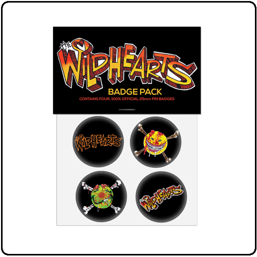 The Wildhearts - Button Badge Set