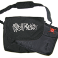 The Wildhearts : Silver Logo / Smiley - Laptop Messenger Bag
