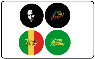 Ziggy Marley - Badge Set