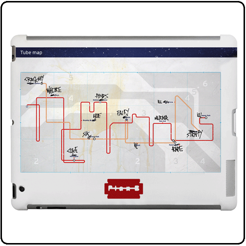 Plan B - Tube Map iPad 3 Case