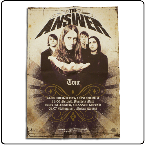 The Answer - Tour Poster