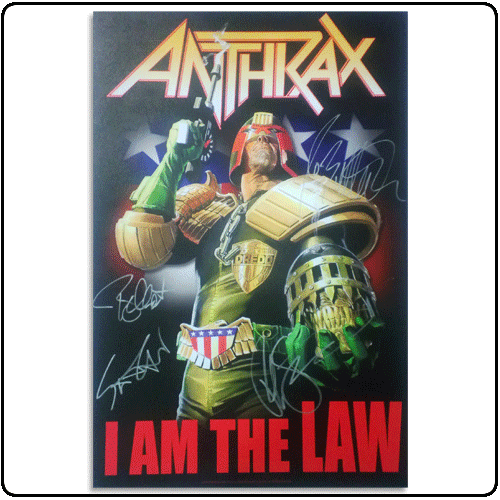 Anthrax - Judge Dredd -Signed and Numbered Ltd Edition Litho