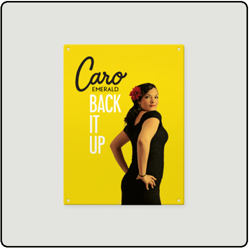 Caro Emerald - Back It Up - Tin Poster